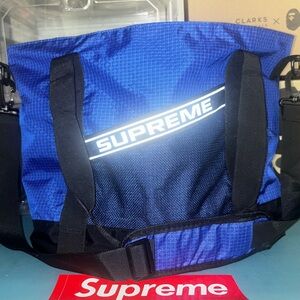 Supreme Black and Blue Men's Messenger Bag